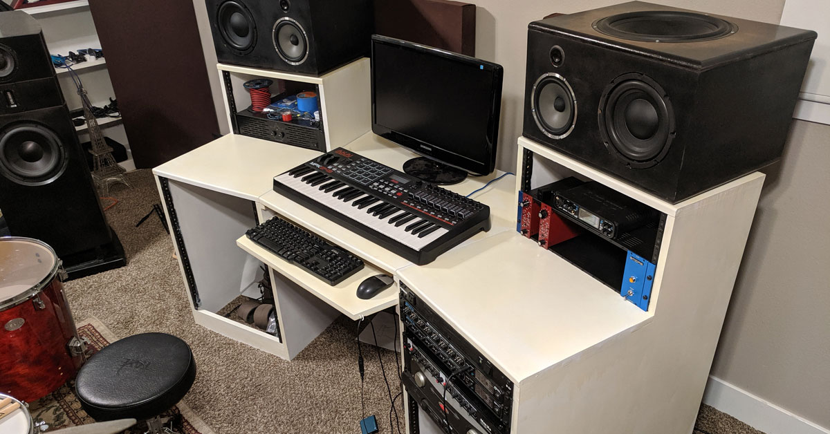  Build Your Own Studio Desk 